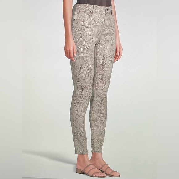 NWT WHBM Highrise Sculpt Skinny Brown snake 2R - Picture 1 of 16